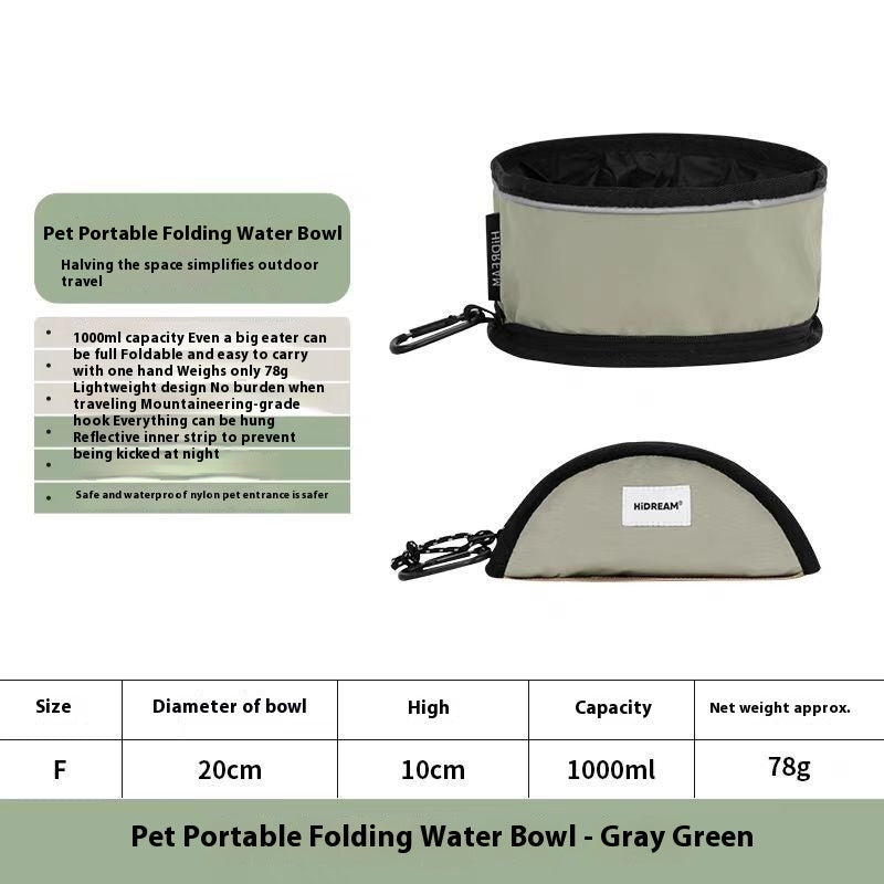 Folding Bowl For Pet Dog Traveling