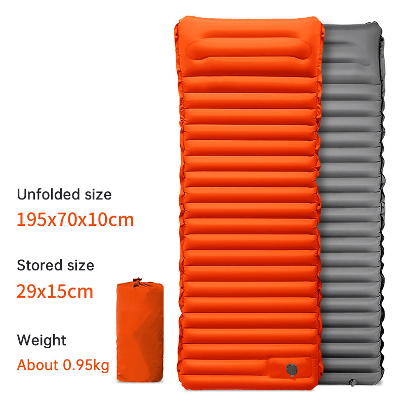 Ultralight Camping Sleeping Pad: Thicken, Self-Inflating with Built-in Pump (Outdoor/Travel)