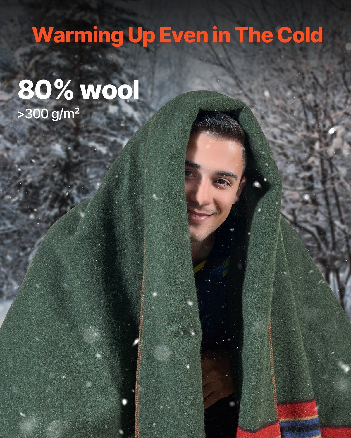 Vevor Wool Camping Blanket