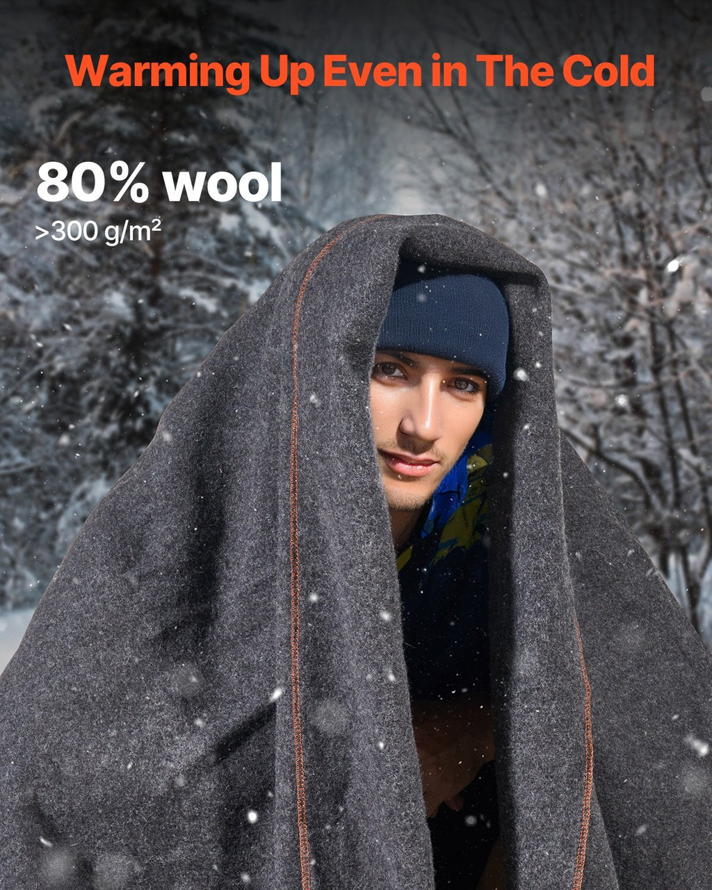 Vevor Wool Camping Blanket