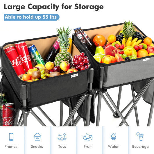 2 Piece Folding Camping Tables