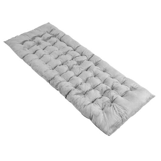 75 x 27.5 Inch Grey Camping Cot Pad