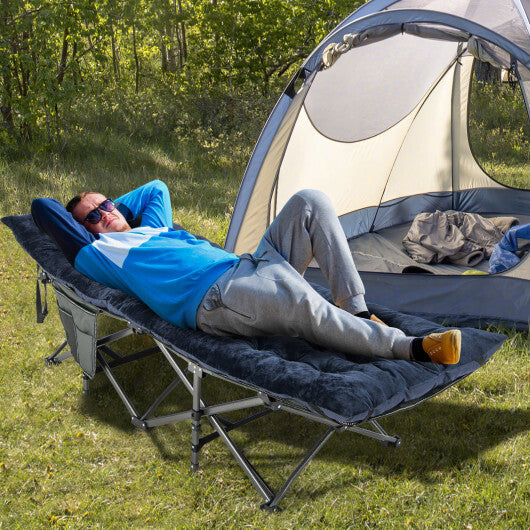 75 x 27.5 Inch Navy Camping Cot Pad