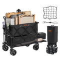 Vevor Foldable Double Decker Wagon, 400L Collapsible Wagon Cart with All-Terrain Wheels